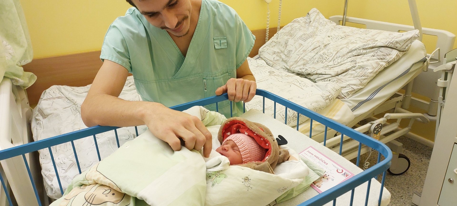 Sofie je prvním miminkem roku 2024 narozeným v krnovské porodnici