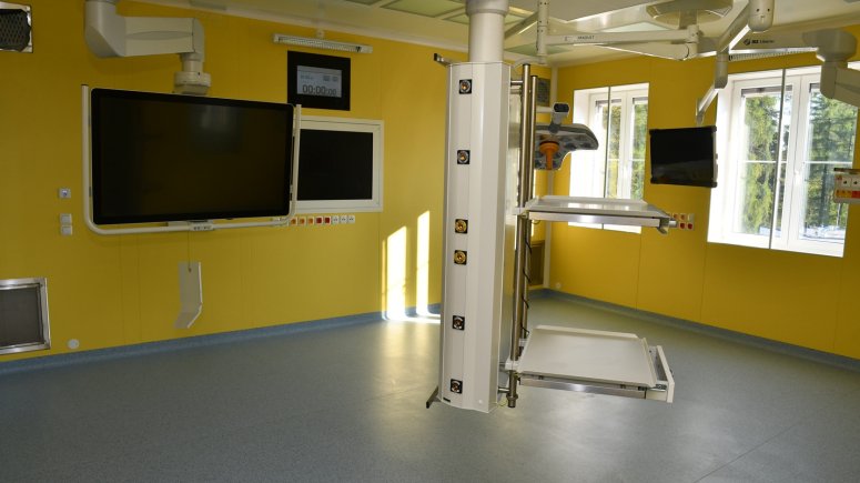 Krnovská nemocnice má k dispozici jedny z nejmodernějších operačních sálů v republice. 