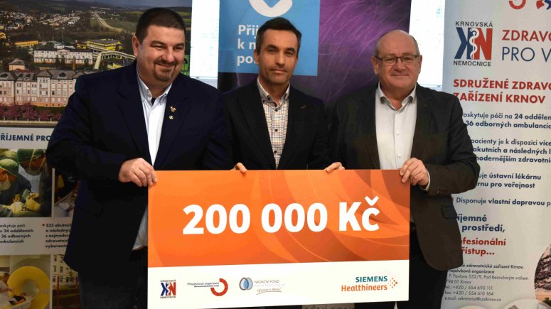 Povodňová sbírka pro zaměstnance.